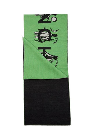 Echarpe en laine et soie - Vert