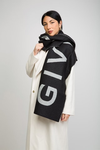 Echarpe en laine - Noir