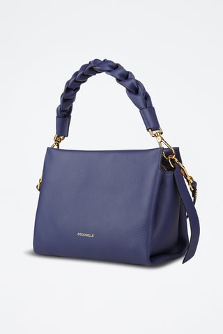 Sac à main en cuir - Bleu marine