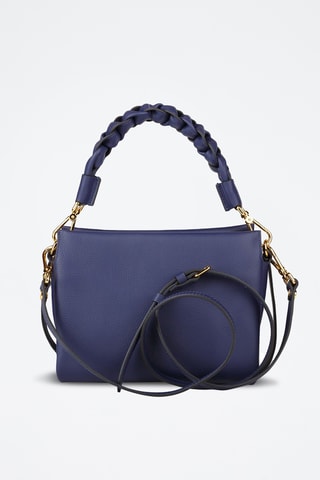 Sac à main en cuir - Bleu marine