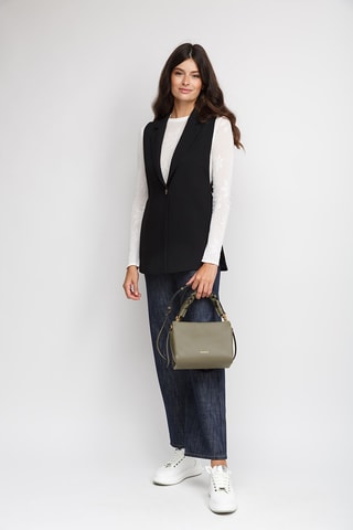 Sac à main en cuir - Kaki