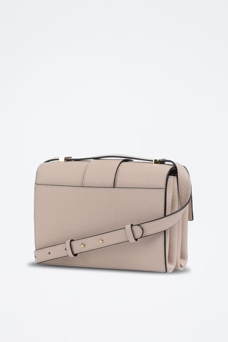 Sac bandoulière en cuir - Beige