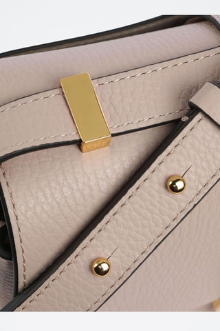 Sac bandoulière en cuir - Beige