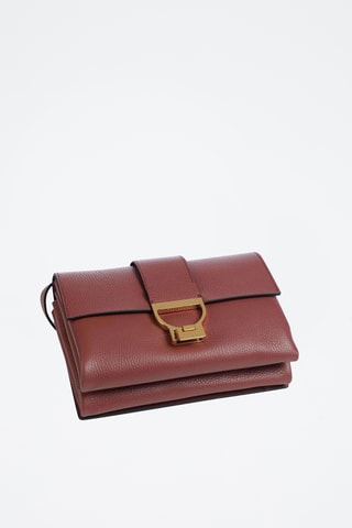 Sac bandoulière en cuir - Marron