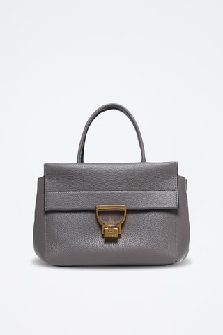 Sac à main en cuir - Gris