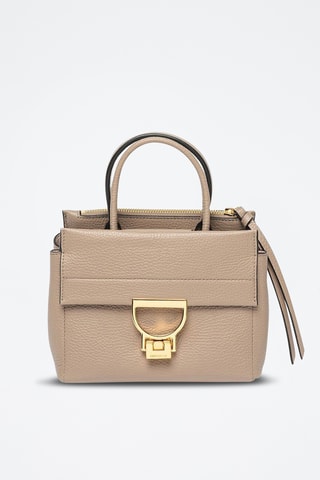 Sac à main en cuir - Taupe