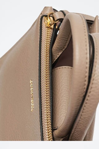 Sac à main en cuir - Taupe