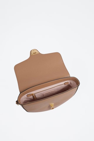 Sac bandoulière en cuir - Beige