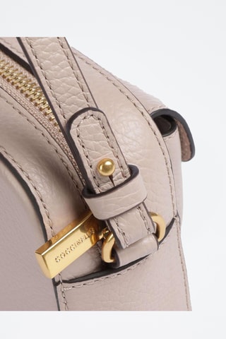 Sac bandoulière en cuir - Beige