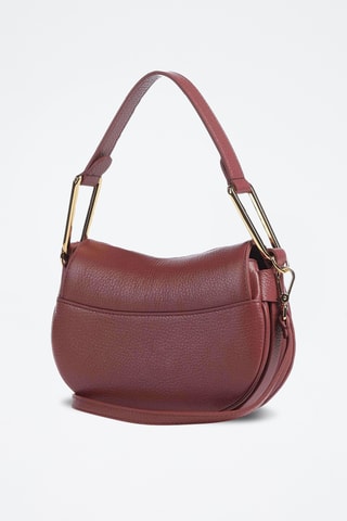 Sac à main en cuir - Bordeaux