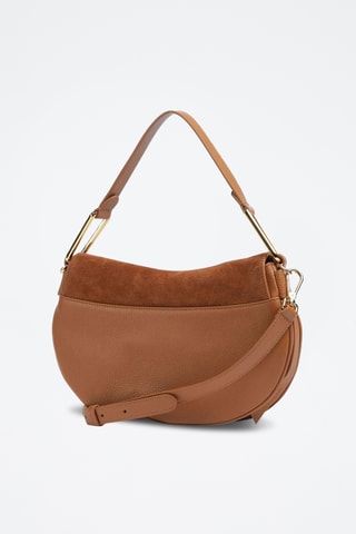 Sac porté épaule en cuir - Marron