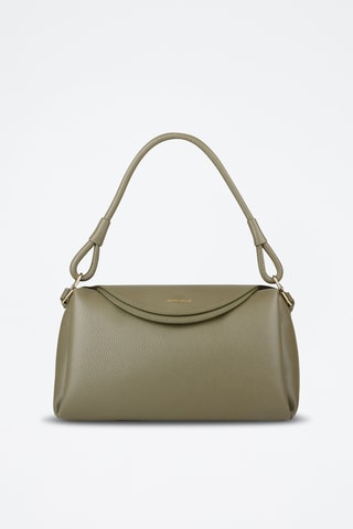 Sac porté épaule en cuir - Vert