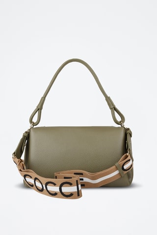 Sac porté épaule en cuir - Vert