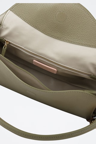 Sac porté épaule en cuir - Vert