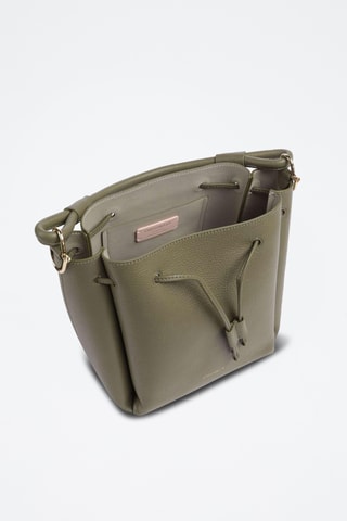 Sac seau en cuir - Vert