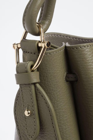 Sac seau en cuir - Vert