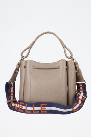 Sac seau en cuir - Taupe