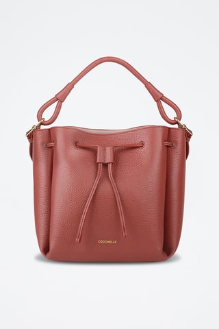 Sac seau en cuir - Bordeaux