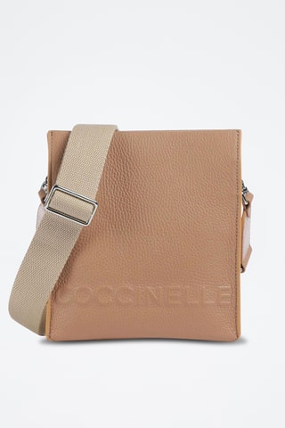 Sac bandoulière en cuir - Nude