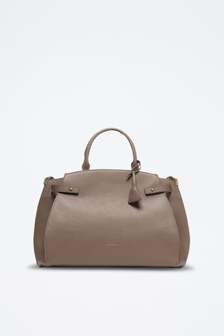 Sac à main en cuir - Taupe