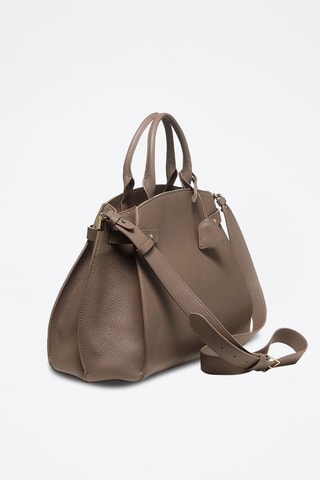 Sac à main en cuir - Taupe
