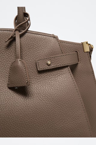 Sac à main en cuir - Taupe