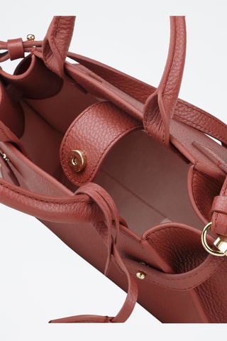 Sac à main en cuir - Bordeaux