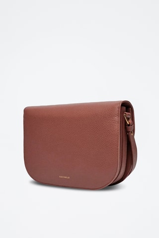 Sac bandoulière en cuir - Bordeaux