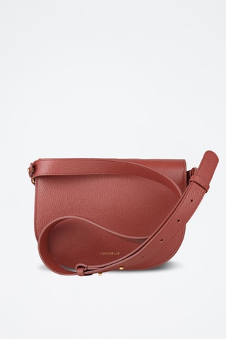 Sac bandoulière en cuir - Bordeaux