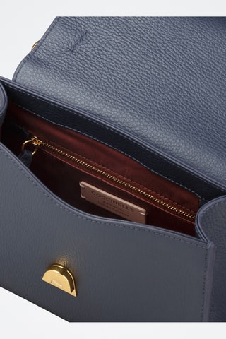 Sac à main en cuir - Bleu marine