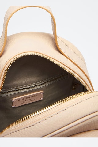 Sac à dos en cuir - Beige