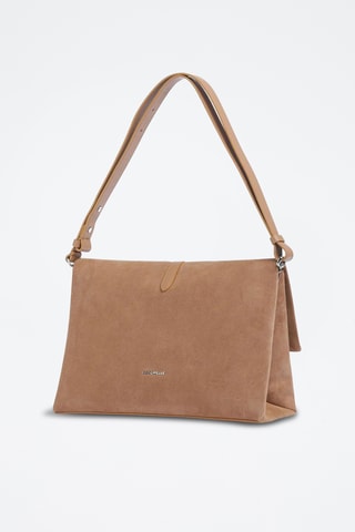 Sac porté épaule en cuir - Nude