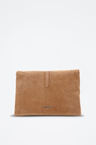 Sac porté épaule en cuir - Nude