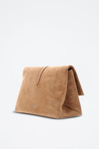 Sac porté épaule en cuir - Nude