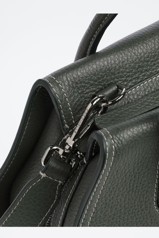 Sac à main en cuir - Vert foncé