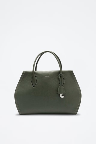 Sac à main en cuir - Vert foncé