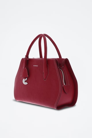 Sac à main en cuir - Bordeaux