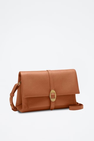 Sac bandoulière en cuir - Marron