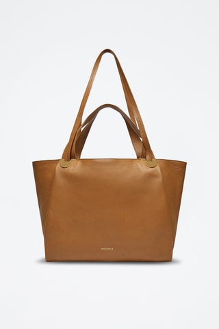 Sac porté épaule en cuir - Marron