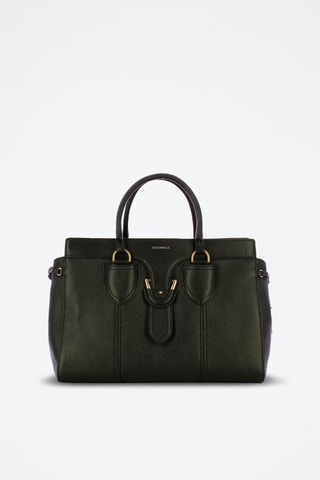 Sac à main en cuir - Vert foncé