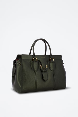 Sac à main en cuir - Vert foncé