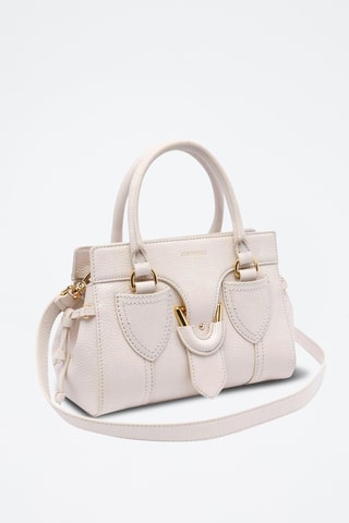 Sac à main en cuir - Ecru