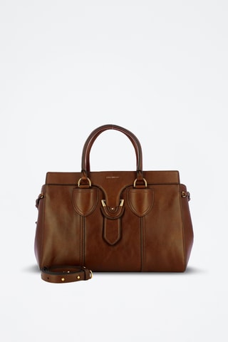 Sac à main en cuir - Marron