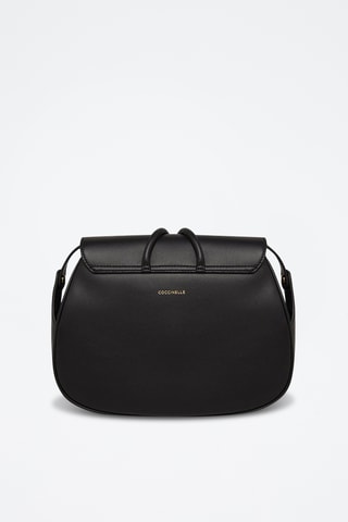 Sac bandoulière en cuir - Noir