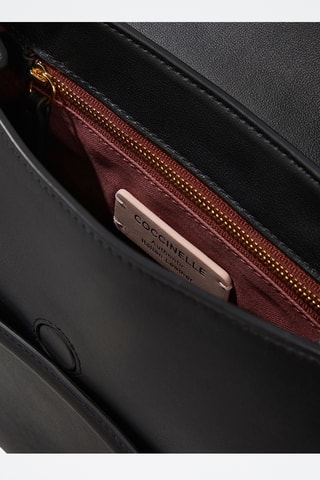 Sac bandoulière en cuir - Noir