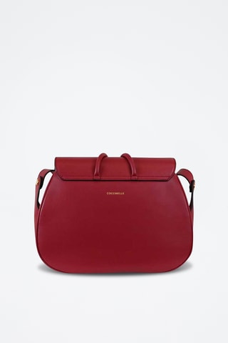 Sac bandoulière en cuir - Bordeaux