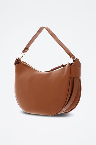 Sac porté épaule en cuir - Marron