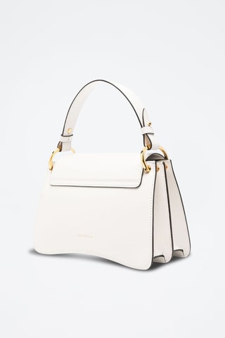 Sac à main en cuir de veau - Blanc