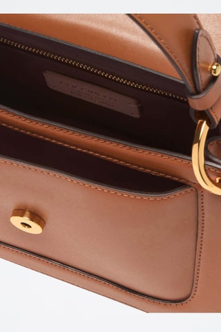 Sac à main en cuir de veau - Marron clair