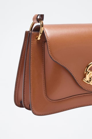 Sac à main en cuir de veau - Marron clair